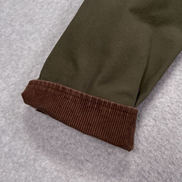 LL Bean Adirondack Barn Coat Womens 3X Chore Jacket Green Flannel Plaid Lined - Picture 12 of 13